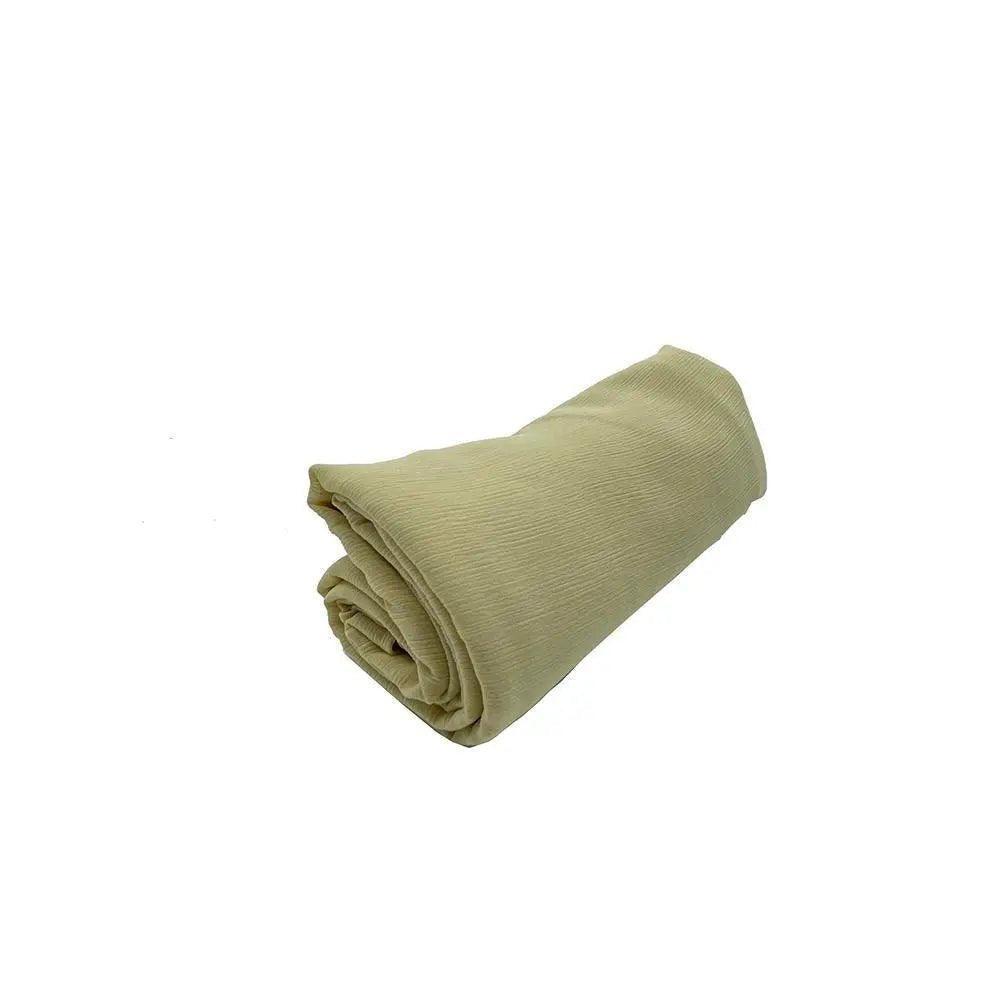Écharpe Crêpe Hijab Chiffon Froissé pour Femme, Châle à Plis Ondulés (MH003)
