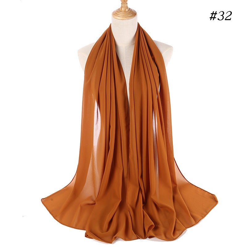 MH089 Hijab Bubble en Mousseline Perlée