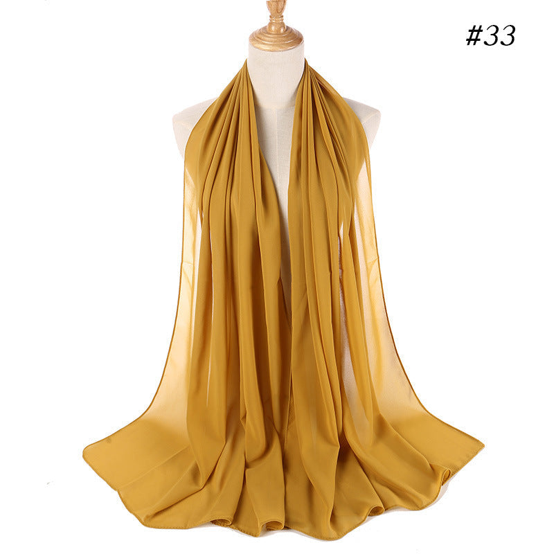 MH089 Hijab Bubble en Mousseline Perlée