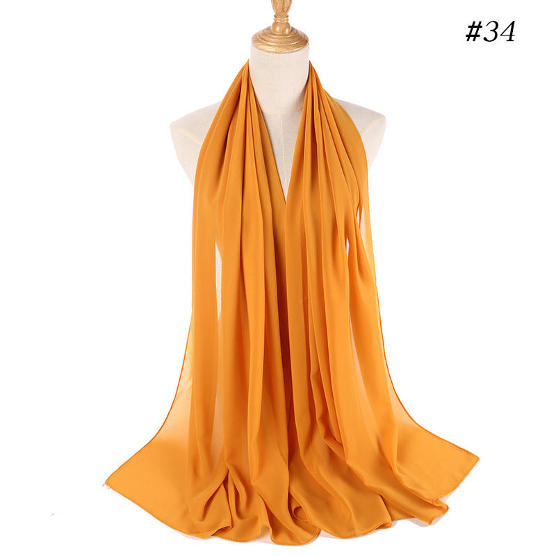MH089 Hijab Bubble en Mousseline Perlée