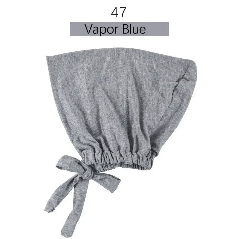 Sous-bonnet ajustable en coton stretch à nouer | Bonnet hijab (MH200)