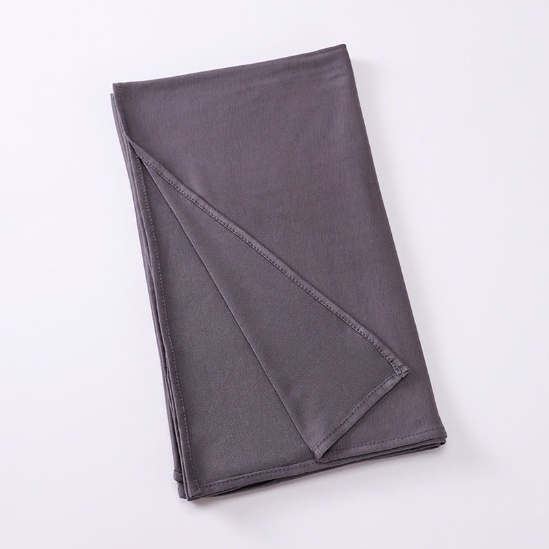 Hijab Premium Style Bohème en Coton Mercerisé Grand Format (MH114)