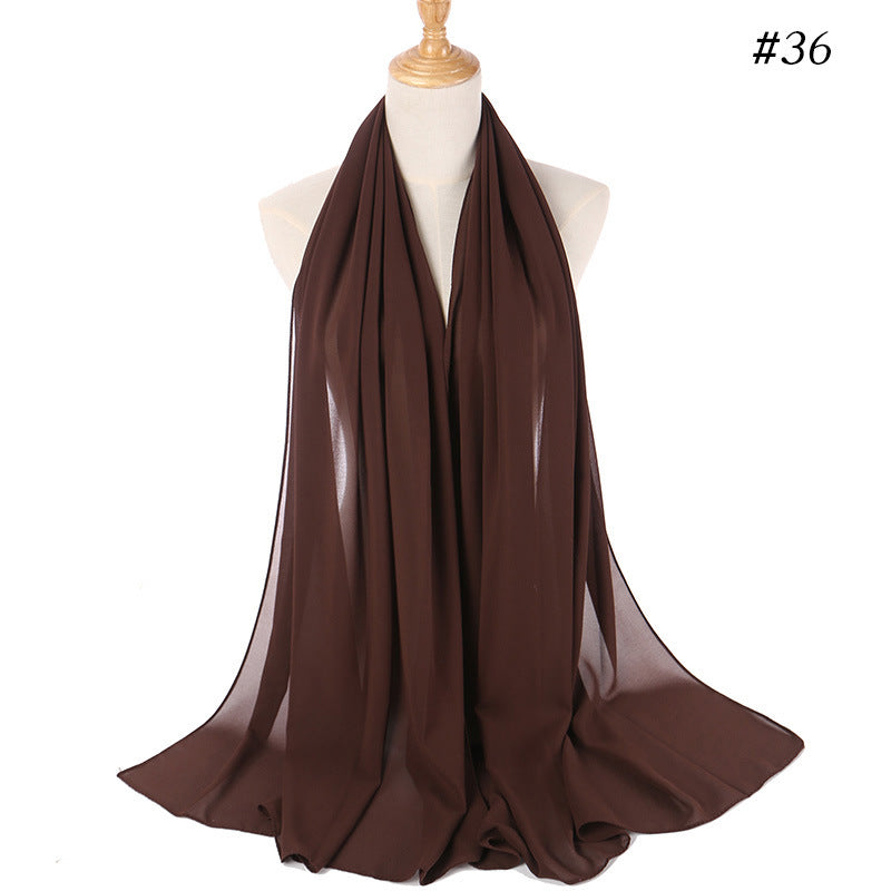 MH089 Hijab Bubble en Mousseline Perlée