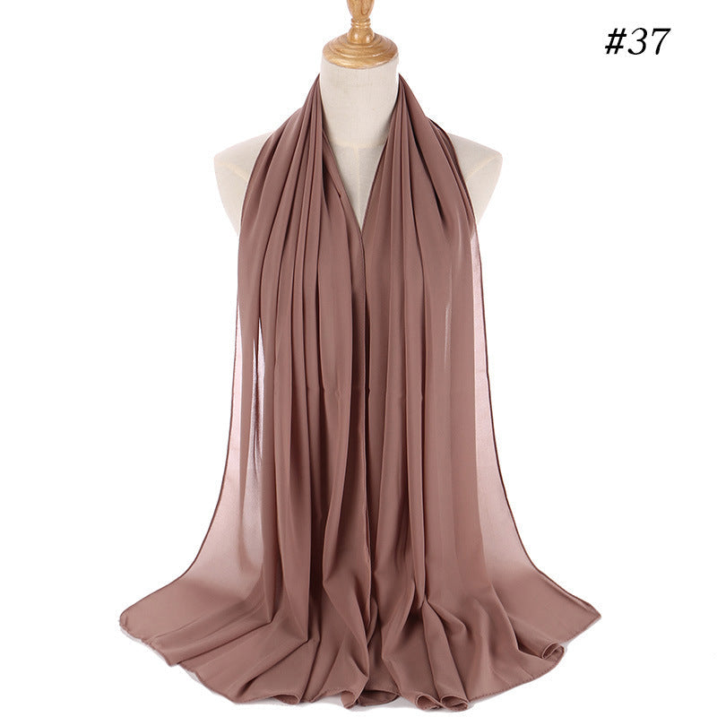 MH089 Hijab Bubble en Mousseline Perlée