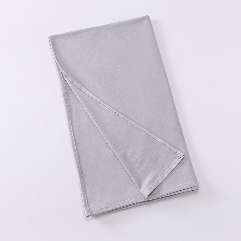 Hijab Premium Style Bohème en Coton Mercerisé Grand Format (MH114)