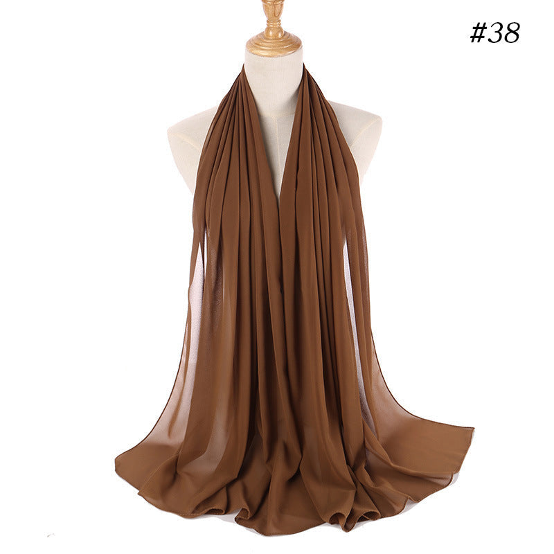 MH089 Hijab Bubble en Mousseline Perlée