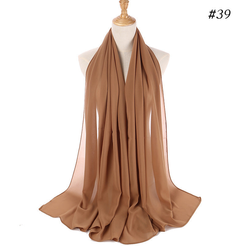 MH089 Hijab Bubble en Mousseline Perlée