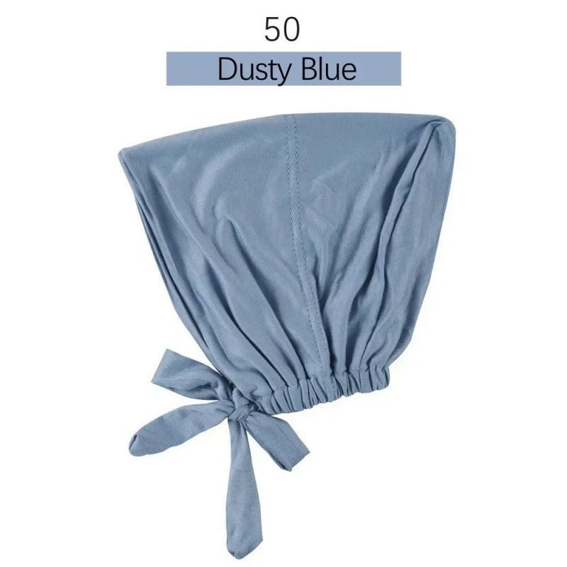Sous-bonnet ajustable en coton stretch à nouer | Bonnet hijab (MH200)