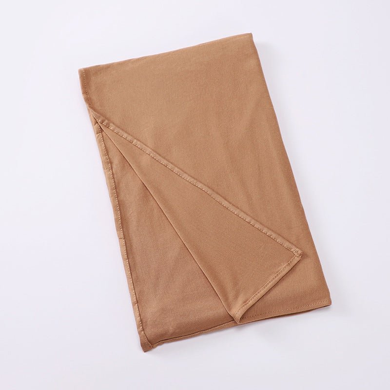 Hijab Premium Style Bohème en Coton Mercerisé Grand Format (MH114)
