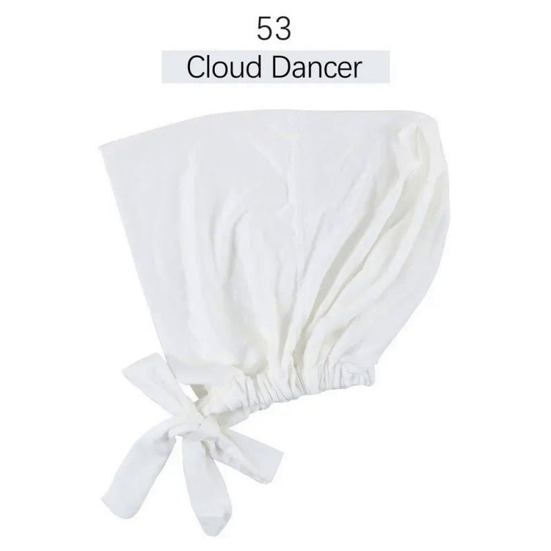 Sous-bonnet ajustable en coton stretch à nouer | Bonnet hijab (MH200)