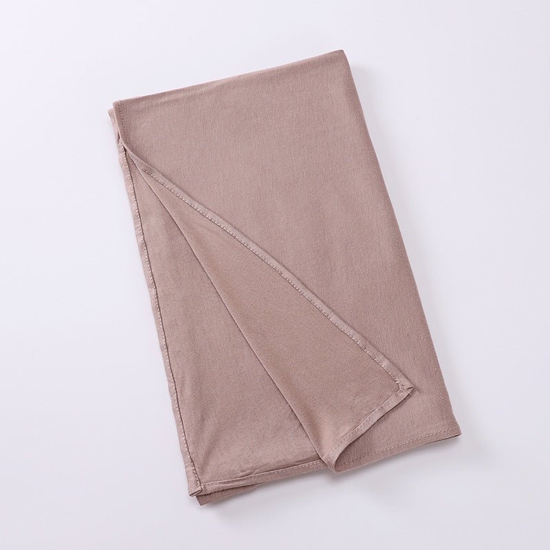 Hijab Premium Style Bohème en Coton Mercerisé Grand Format (MH114)
