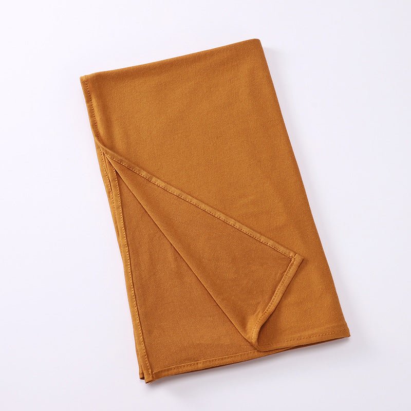 Hijab Premium Style Bohème en Coton Mercerisé Grand Format (MH114)
