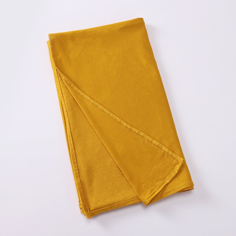 Hijab Premium Style Bohème en Coton Mercerisé Grand Format (MH114)