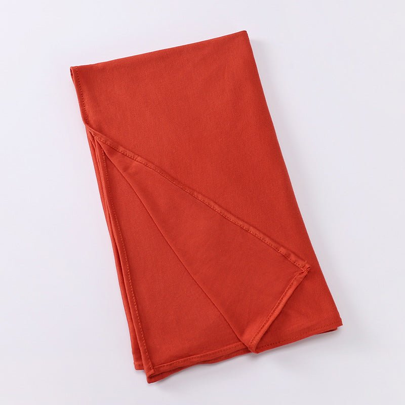 Hijab Premium Style Bohème en Coton Mercerisé Grand Format (MH114)