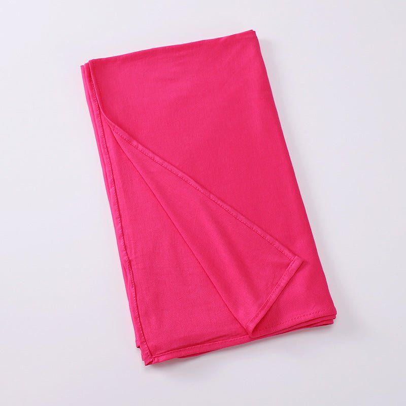 Hijab Premium Style Bohème en Coton Mercerisé Grand Format (MH114)