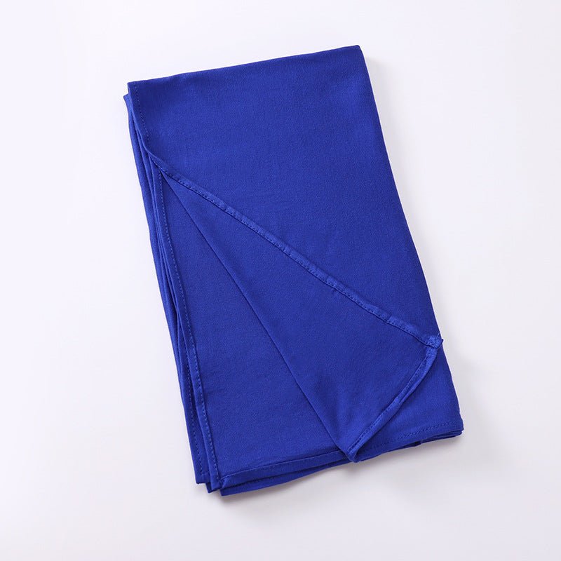 Hijab Premium Style Bohème en Coton Mercerisé Grand Format (MH114)