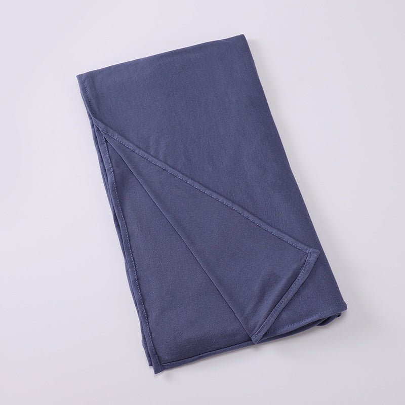 Hijab Premium Style Bohème en Coton Mercerisé Grand Format (MH114)