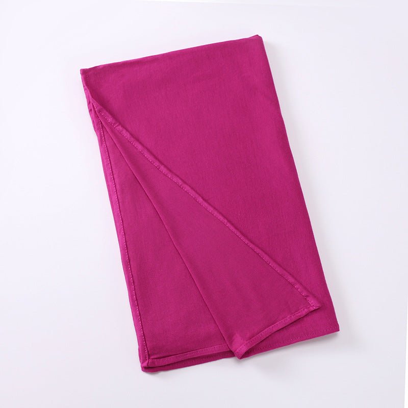 Hijab Premium Style Bohème en Coton Mercerisé Grand Format (MH114)