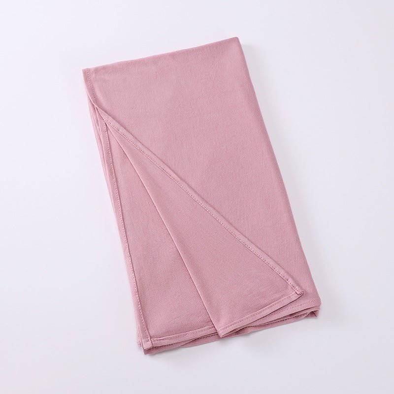 Hijab Premium Style Bohème en Coton Mercerisé Grand Format (MH114)
