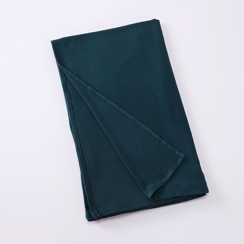 Hijab Premium Style Bohème en Coton Mercerisé Grand Format (MH114)