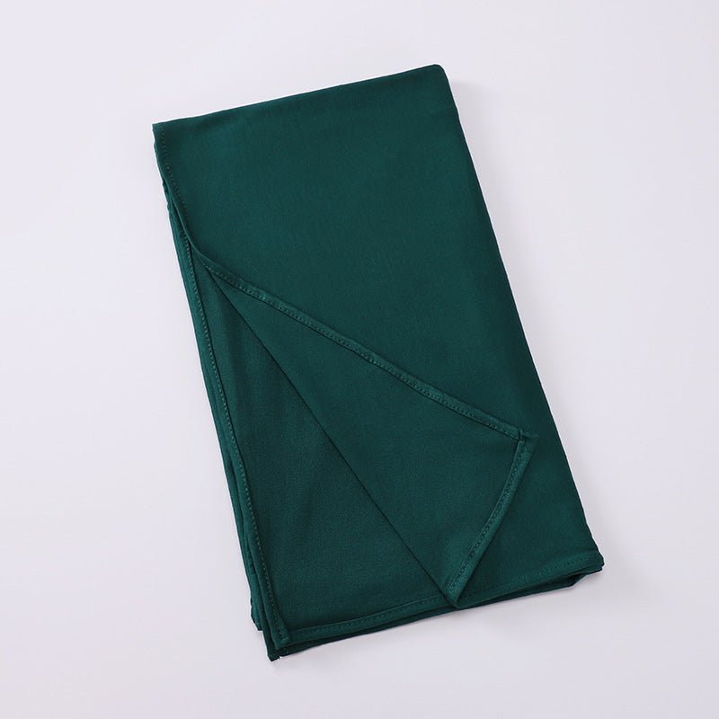 Hijab Premium Style Bohème en Coton Mercerisé Grand Format (MH114)