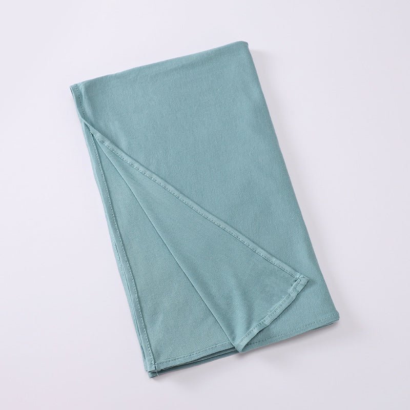 Hijab Premium Style Bohème en Coton Mercerisé Grand Format (MH114)